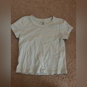Brandy Melville Sage Green Baby Tee